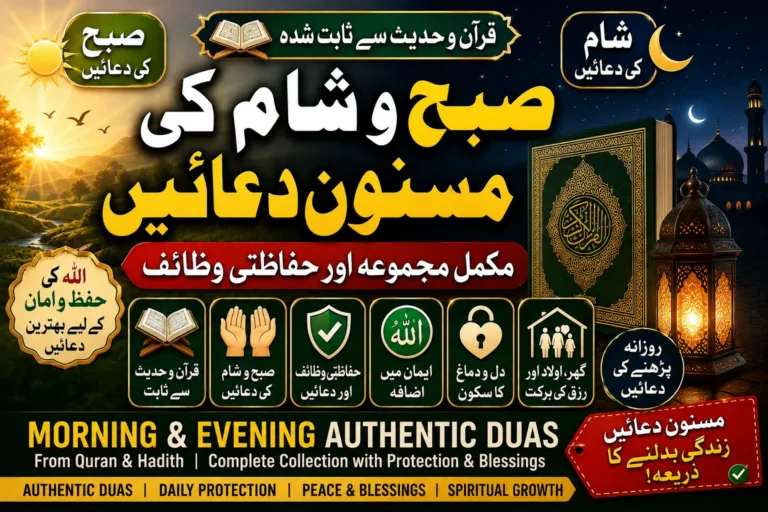 صبح و شام کے اذکار: مسنون دعاؤں کا مکمل مجموعہ